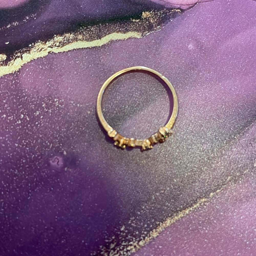 Scorpio star constellation rose gold ring - Picture 3 of 6